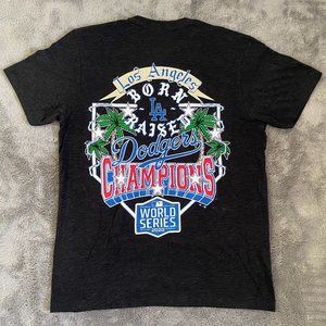 Born x Raised Dodgers 2020 World Series Champions Tee Sz M